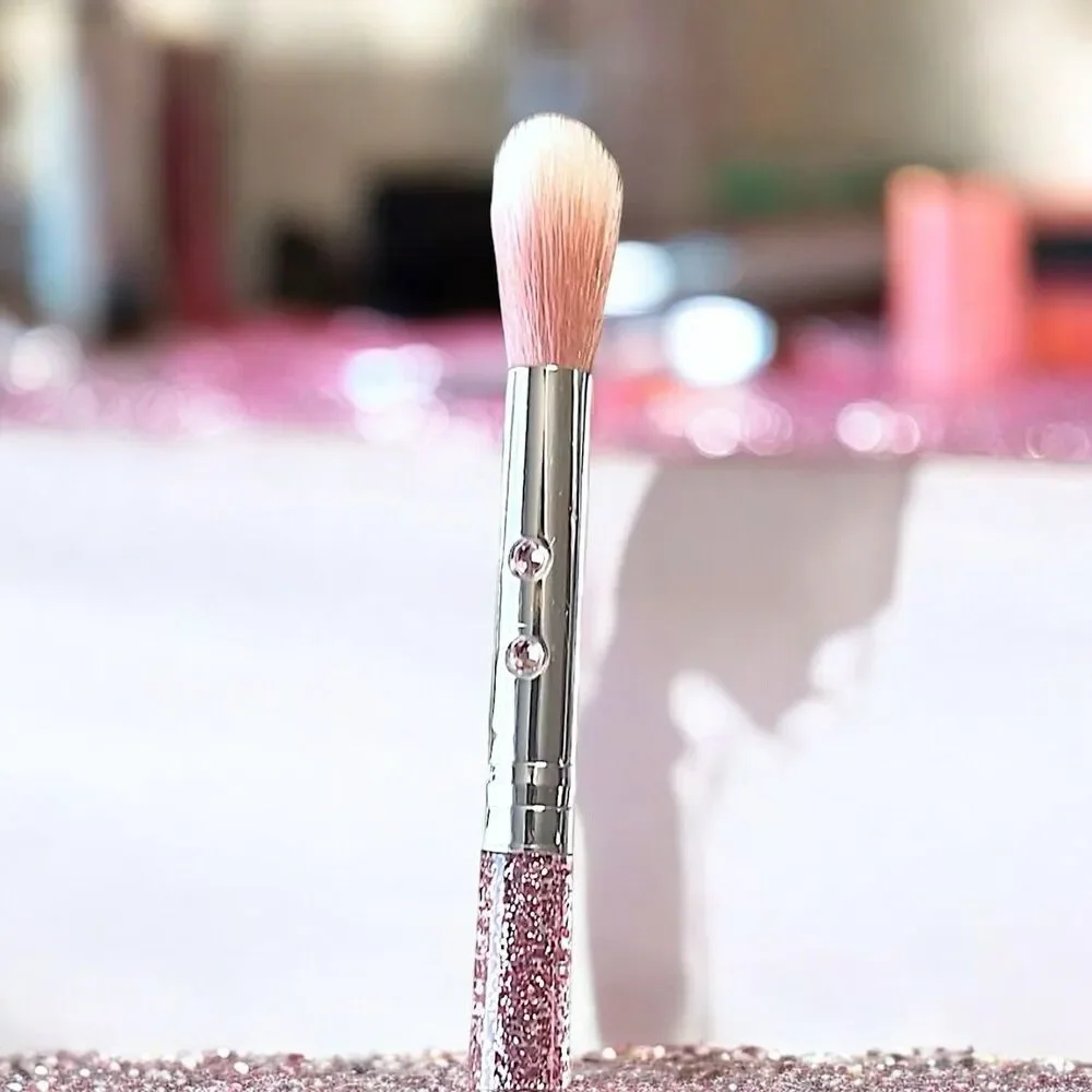 SLMissGlam SS57 Blender Blending Pink Glitter Eyeshadow Makeup Brush New No Box